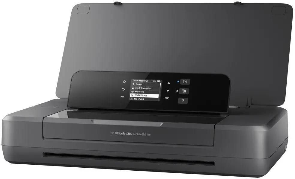 

Принтер струйный HP OfficeJet 200, A4, цветной, A4 ч/б: 10 стр/мин, A4 цв.: 7 стр/мин, 1200x4800dpi, Wi-Fi, USB, черный (CZ993A#BHC), 200