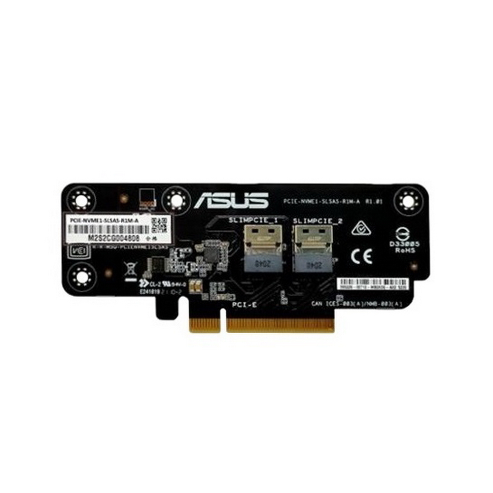 

Адаптер HBA ASUS, NVMe, 2-port (SlimSAS), PCI-Ex8 (90SKC000-M74AN0)