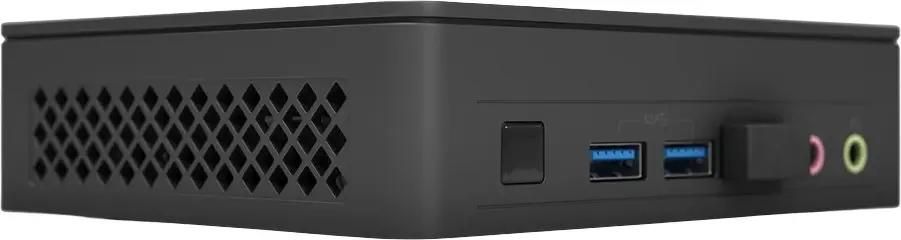

Неттоп-платформа Intel NUC 11 Essential Kit, Intel Celeron N5105 2.9 ГГц 2xDDR4 SODIMM, 1xM.2 SSD, WiFi, BT, черный (NUC11ATKC40000), 11 Essential Kit