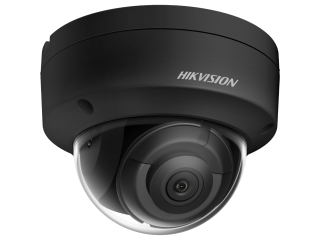 IP-камера HikVision DS-2CD2123G2-IS 2.8 мм, уличная, купольная, 2 Мпикс, CMOS, до 1920x1080, до 30 кадров/с, ИК подсветка 30м, POE, -40 °C/+60 °C, черный (DS-2CD2123G2-IS(2.8mm)(BLACK)) DS-2CD2123G2-IS(2.8mm)(BLACK) - фото 1