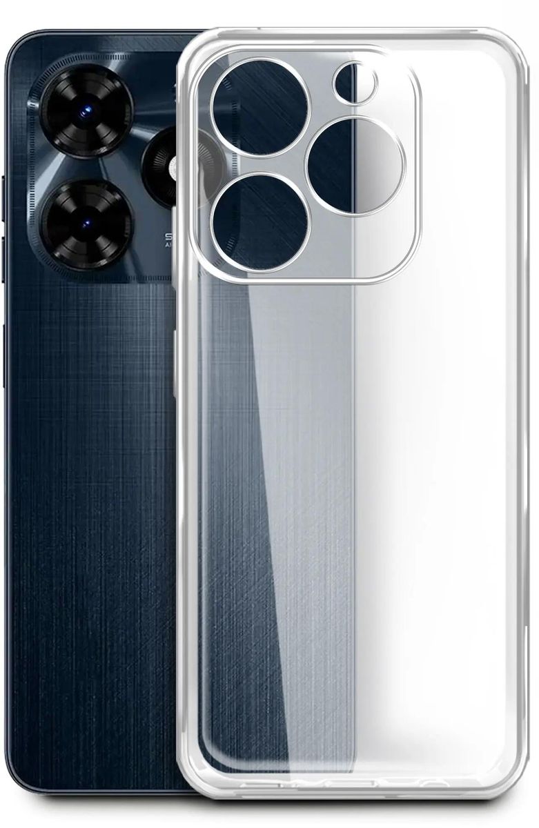 

Чехол-накладка BoraSCO для смартфона TECNO Spark 20C, силикон, прозрачный (72689)