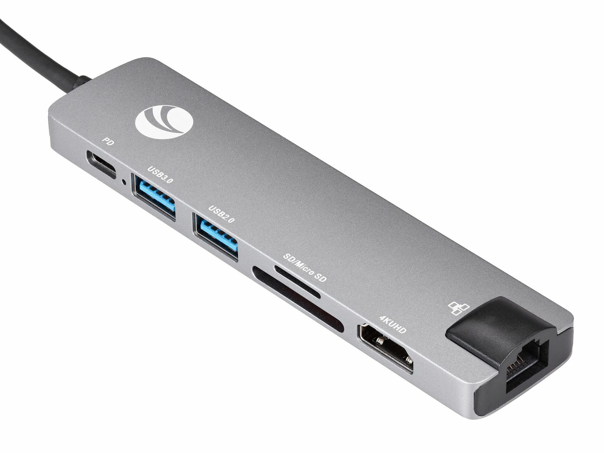 

Док-станция VCOM CU4351, 3840x2160 (4K), USB Type-C, серебристый (CU4351), CU4351