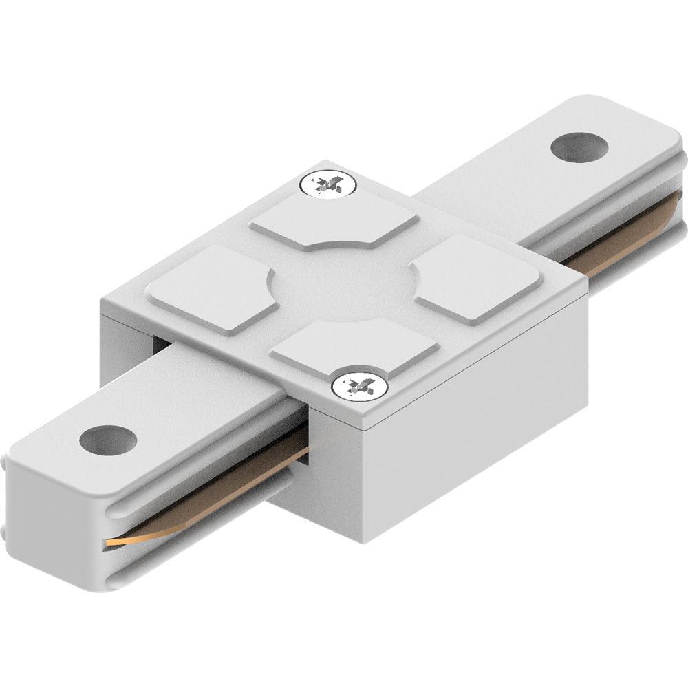 

Коннектор Feron LD1006 для шинопроводов, прямой, белый (41734), LD1006