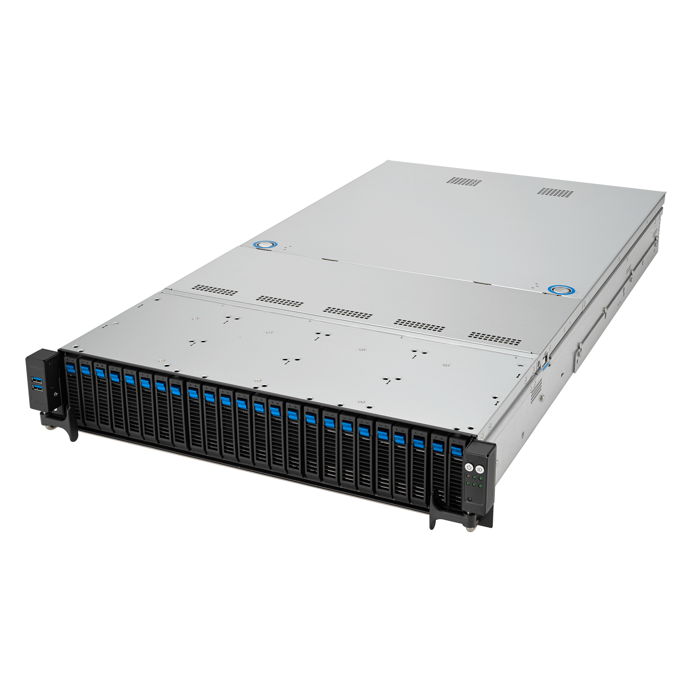 Серверная платформа ASUS RS520A-E12-RS24U, 1xSP5, 24xDDR5, 24x2.5 HDD HS, Redundant 2x1600 Вт 2U (90SF02G1-M000D0)