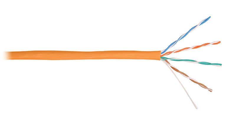 Витая пара NIKOMAX UTP кат.5e 4 пары CU 305м. нг(А)-HF (LSZH) (NMC 4100C-OR)