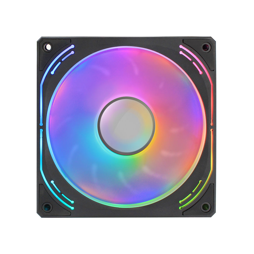 Вентилятор Ginzzu 12MB6, 120 мм, 1000rpm, 24 дБ, 6-pin, 1шт, RGB (12MB6) - фото 1