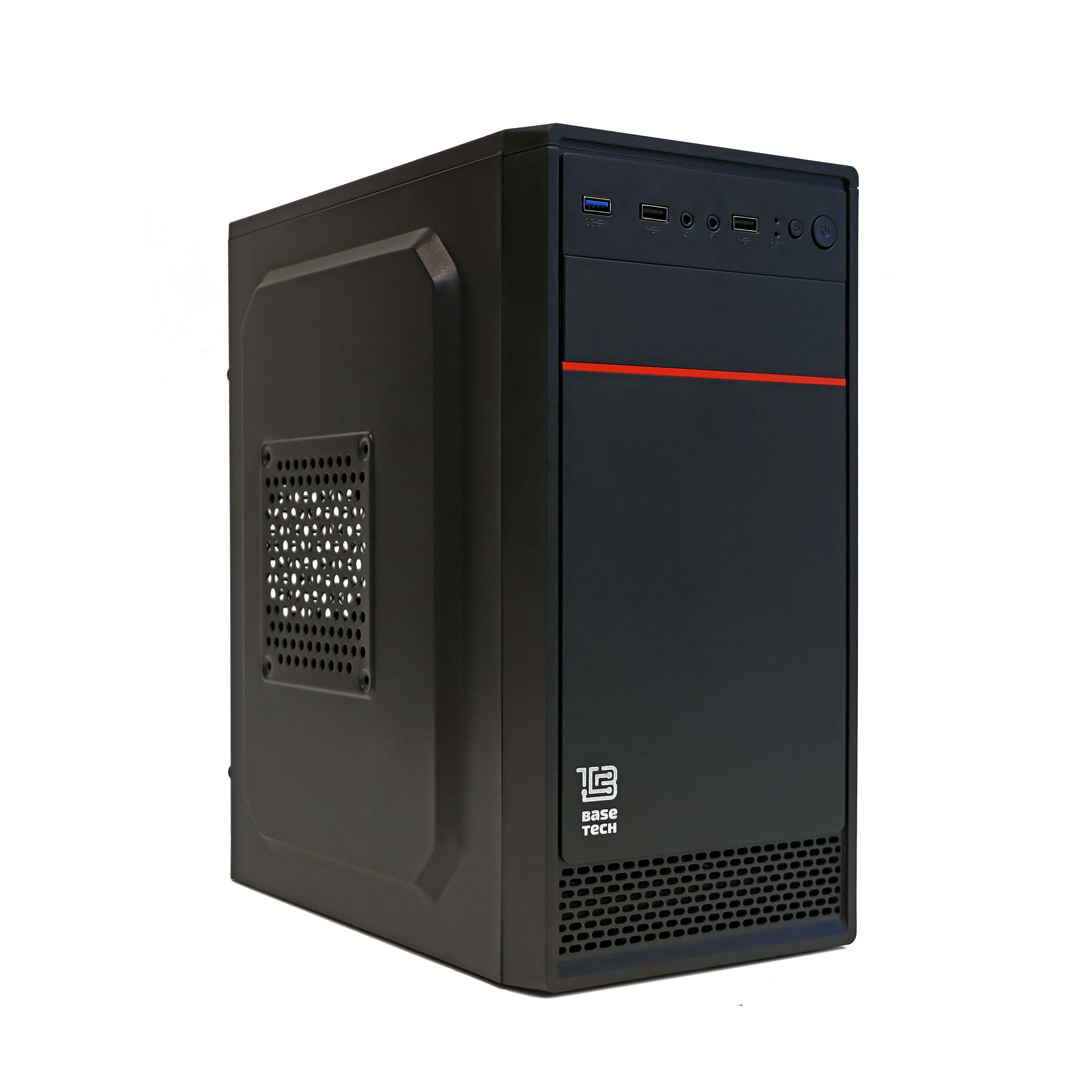 Корпус BaseTech M3404, mATX, Mini-Tower, USB 3.0, черный, 450 Вт (BT-M3404-450W-B)