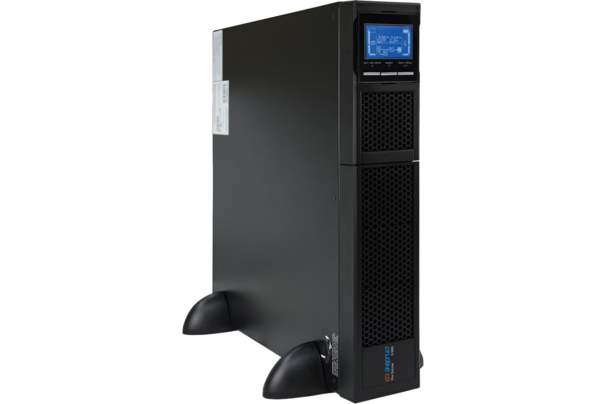 

ИБП Энергия Pro OnLine 3000, 3000 В·А, 2.4 кВт, Schuko, USB, черный (Е0201-0077) (без аккумуляторов), 3000