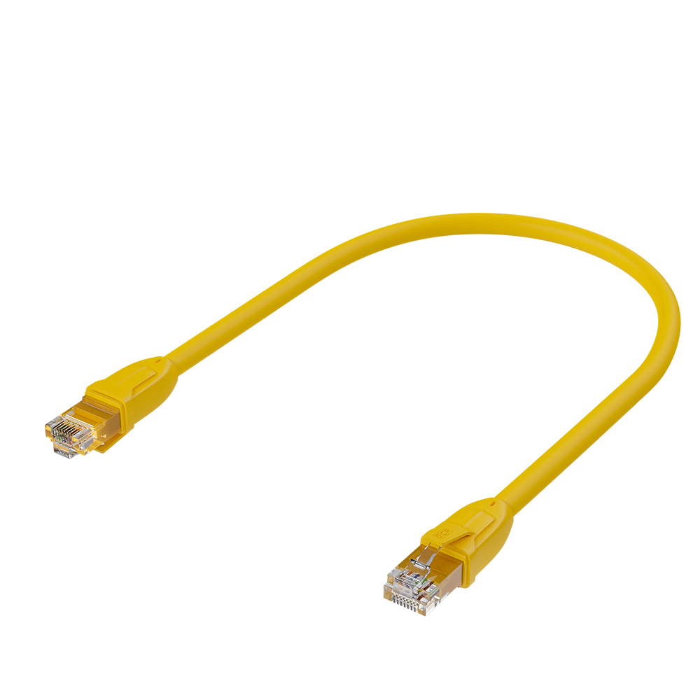 

Патч-корд UTP кат.6, 0.5 м, RJ45-RJ45, желтый, Greenconnect (GCR) (GCR-55430)