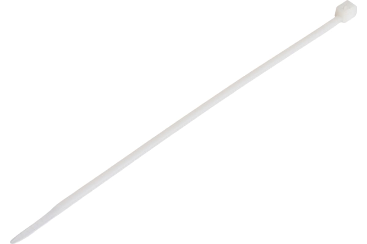Стяжка Ecoplast, 2.5 мм x 150 мм, 100 шт., белый (45150)