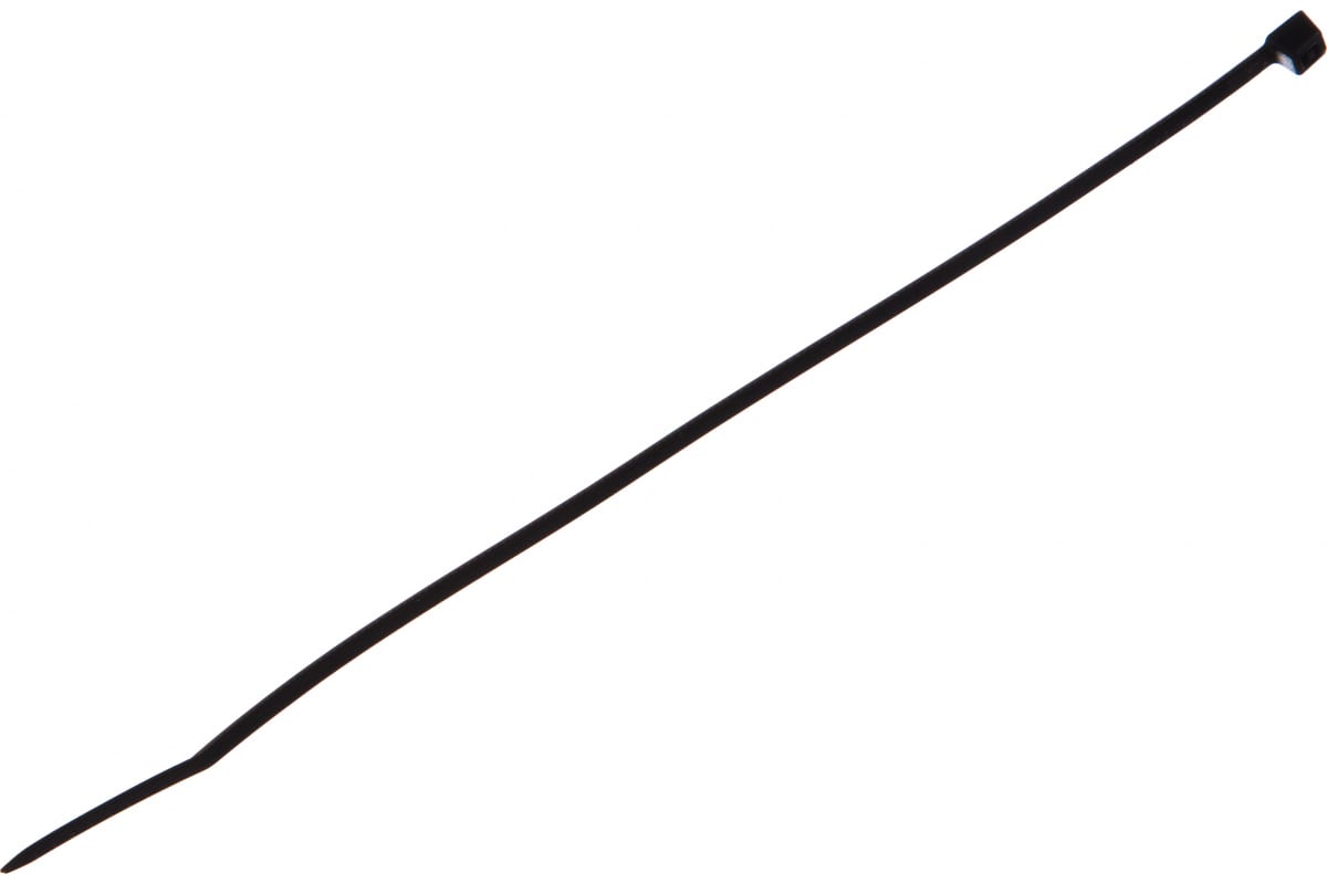 Стяжка Ecoplast, 2.5 мм x 150 мм, 100 шт., черный (45150BL)