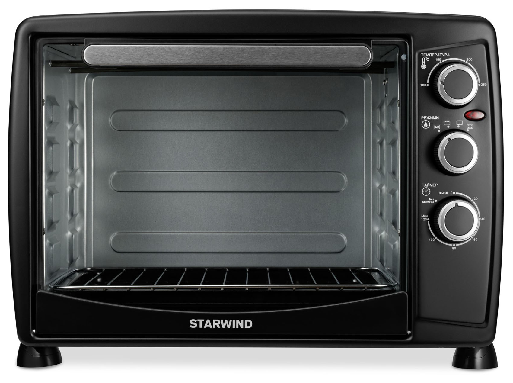 Мини-печь STARWIND SMO2045 1.5 кВт, черный