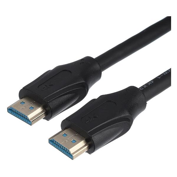 

Кабель HDMI(19M)-HDMI(19M) v1.4 4K, 1.5 м, черный GoPower (00-00027305)