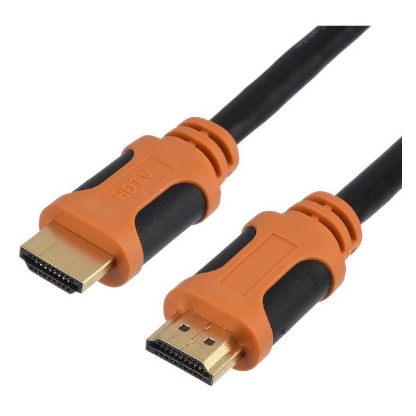 

Кабель HDMI(19M)-HDMI(19M) v2.0 4K, 1.8 м, черный/оранжевый GoPower (00-00027308)