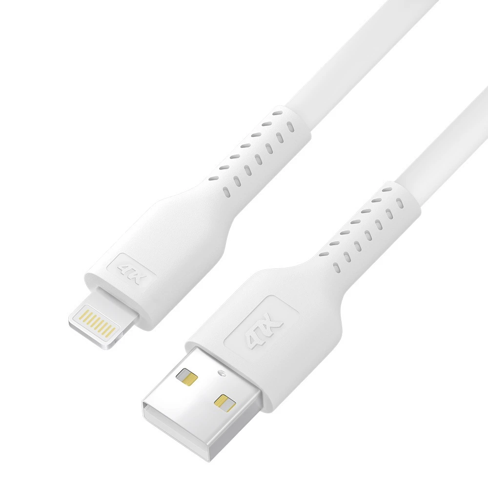 

Кабель USB-Lightning 8-pin, MFi, 50 см, белый, 4PH (4PH-R90071)