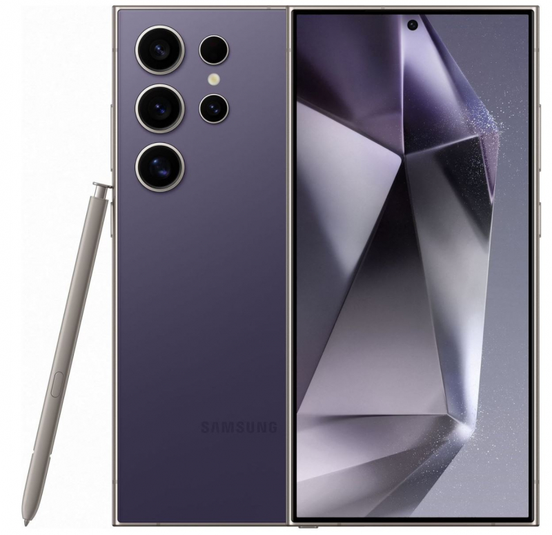 

Смартфон Samsung Galaxy S24 Ultra, 6.8" 1440x3120 Dynamic AMOLED 2X, Qualcomm Snapdragon 8 Gen 3, 12Gb RAM, 256Gb, 3G/4G/5G, NFC, Wi-Fi, BT, 4xCam, 2-Sim, 5000 мА⋅ч, USB Type-C, Android 14, фиолетовый (SM-S9280ZVGTGY), Galaxy S24 Ultra