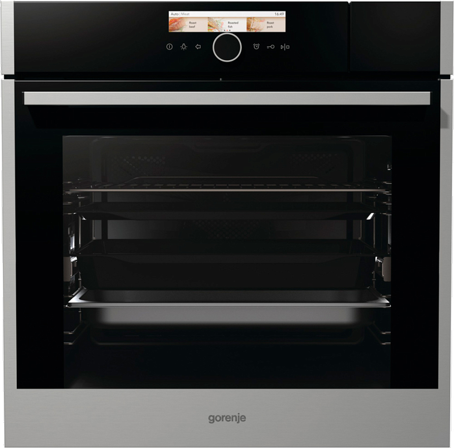 

Духовой шкаф электрический Gorenje BCS798S24X, нержавеющая сталь/черный (730134), BCS798S24X
