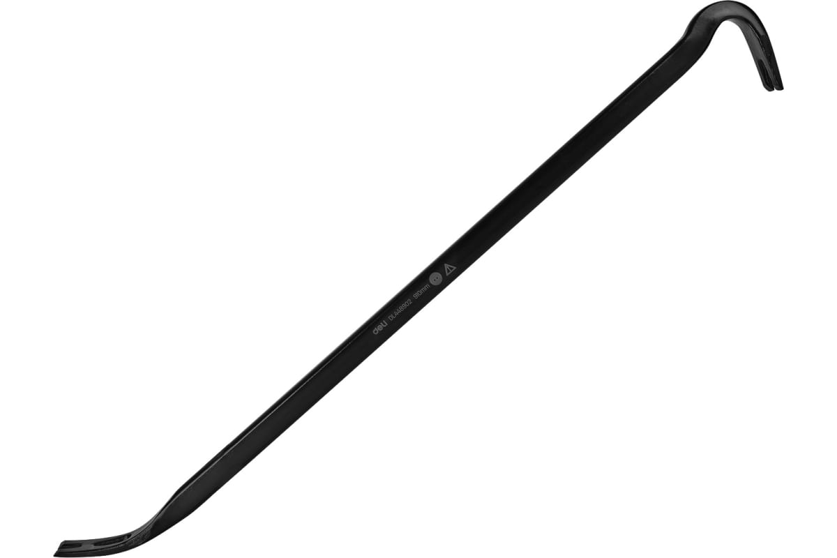 Лом-гвоздодер Deli, овальный, 900 мм, усиленный, кованый, черный (DL448902)