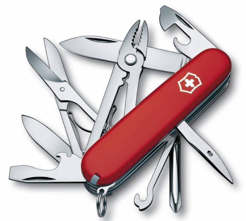 

Нож перочинный 17 в 1, красный, VICTORINOX Deluxe Tinker (1.4723), Deluxe Tinker