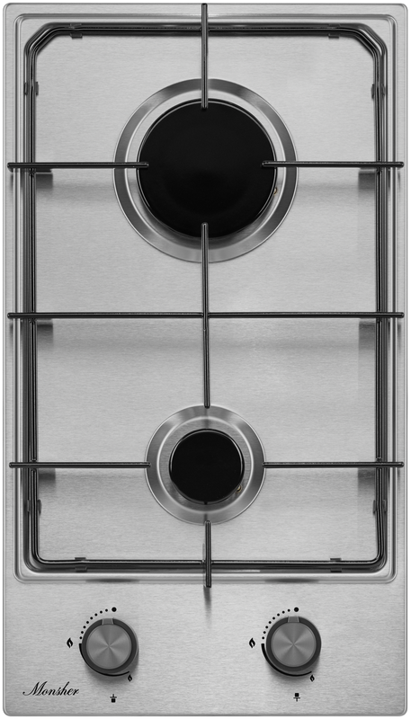 

Газовая варочная панель Monsher MSG 36 Acier, 2 конфорки, серебристый (MSG 36 Acier), MSG 36 Acier