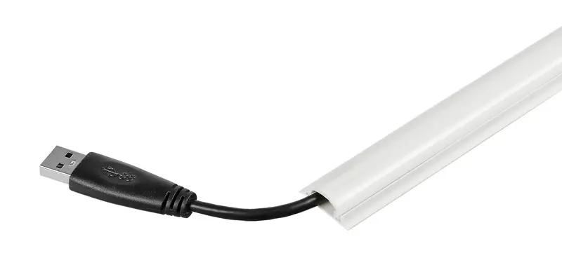 Органайзер кабельный BURO BHP CT2212, пластик белый (BHP CT2212)