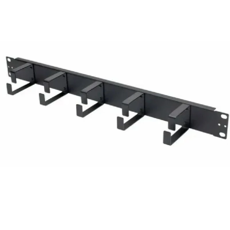 

Органайзер кабельный LANDE LRA1000, 19", 1U, 5-колец, металл черный (LRA1000), LRA1000