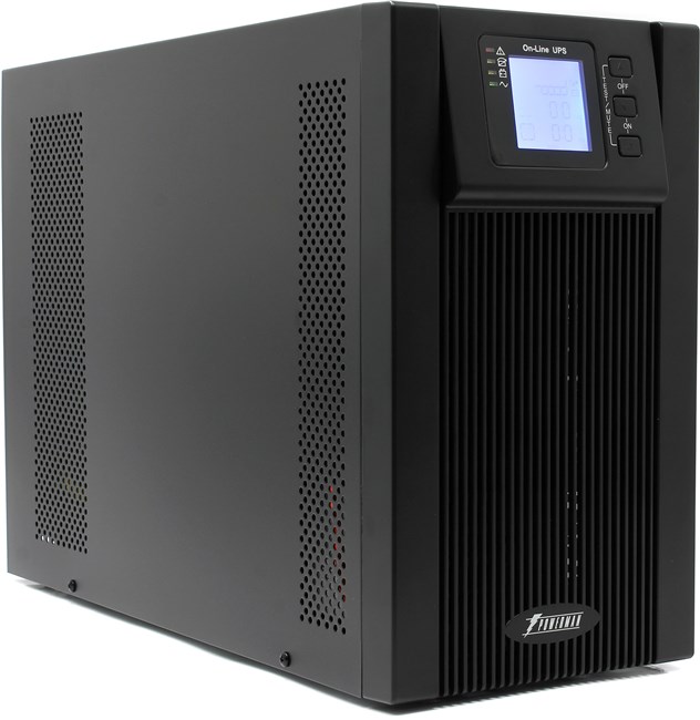 ИБП Powerman Online 3000, 3000 В·А, 2.4 кВт, EURO, розеток - 3, USB, черный б/у, после ремонта (ремонт авторизованным СЦ), следы эксплуатации, небольшие потертости, в комплекте кабель USB, кабель RS232, кабель питания, инструкция, коробка