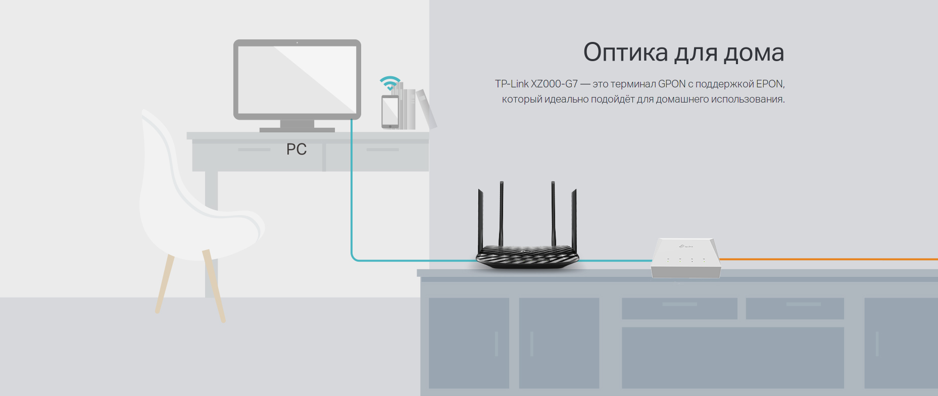 Абонентский терминал (OLT) TP-Link XZ000-G7, WAN 1x1 Гбит/с (XZ000-G7 V1),  1170807 купить по цене 1750 руб в Омске в интернет-магазине e2e4