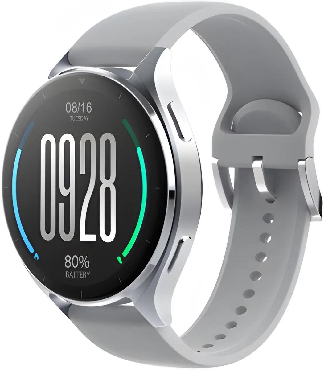

Смарт-часы Xiaomi Watch 2, 1.43" Amoled, серебристый/серый (BHR8034GL), Watch 2