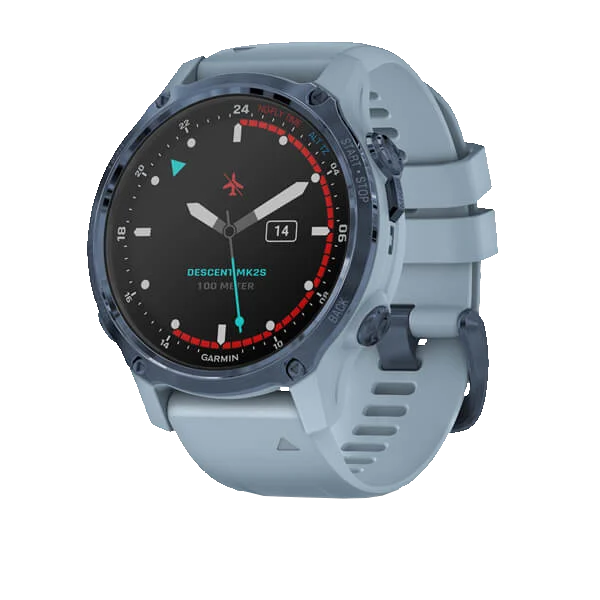

Смарт-часы Garmin Descent Mk2s, 1.2", голубой/серый (010-02403-07), Descent Mk2s