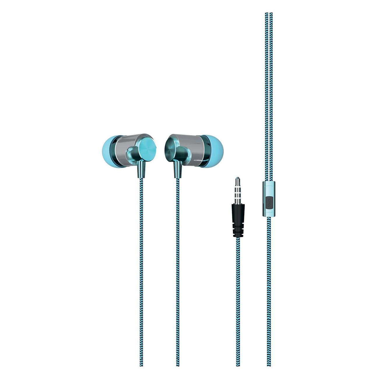 

Проводные наушники Red Line E04, Jack 3.5mm, бирюзовый (УТ000033866), E04