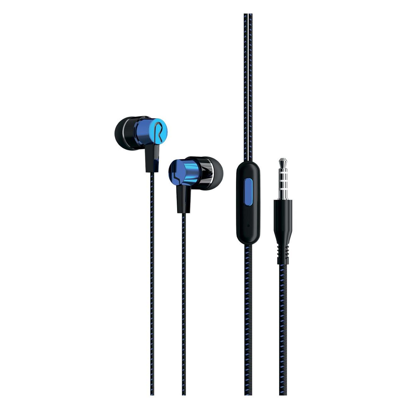 

Проводные наушники Red Line SP04, Jack 3.5mm, черный/синий (УТ000036698), SP04