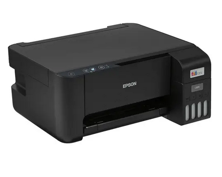 МФУ струйный Epson L3211, A4, цветной, 10 стр/мин (A4 ч/б), 5 стр/мин (A4 цв.), 5760x1440dpi, СНПЧ, USB, черный