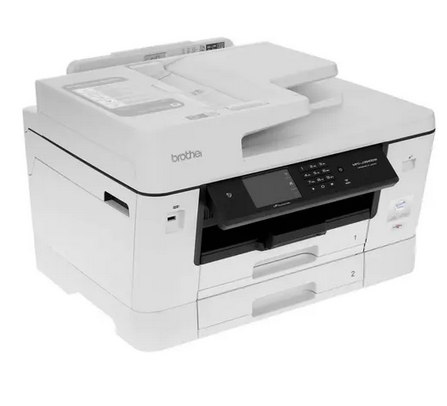 

МФУ струйный Brother MFC-J3940DW, A3, цветной, 28 стр/мин (A4 ч/б), 28 стр/мин (A4 цв.), 4800x1200dpi, дуплекс, ДАПД-50 листов, факс, сетевой, Wi-Fi, USB, белый (MFC-J3940DW), MFC-J3940DW