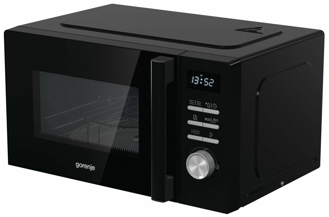 

Микроволновая печь GORENJE SOLO MO20A4BH 20 л, 800 Вт, гриль, черный (MO20A4BH), MO20A4BH