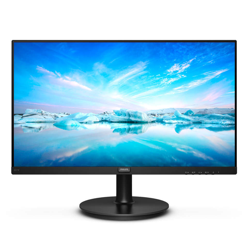 

Монитор 21.5" Philips V Line 221V8/00(01) VA, 1920x1080 (16:9), 250кд/м2, 4 мс, 178°/178°, VGA, HDMI, черный (221V8/00(01)), 221V8/00(01)