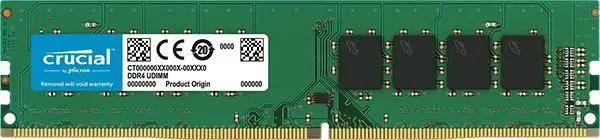 

Память DDR4 DIMM 8Gb, 3200MHz, CL22, 1.2V, Crucial (CT8G4DFS832AT) Bulk (OEM), CT8G4DFS832AT