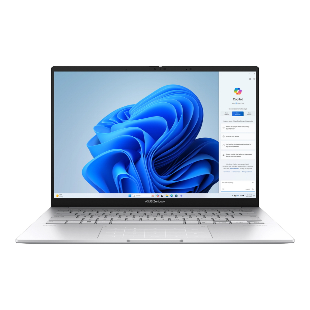 

Ноутбук ASUS ZenBook 14 UX3405MA-QD613 14" OLED 1920x1200, Intel Core Ultra 5 125H 1.2 ГГц, 16Gb RAM, 512Gb SSD, без OC, серебристый (90NB11R2-M010C0), UX3405MA-QD613