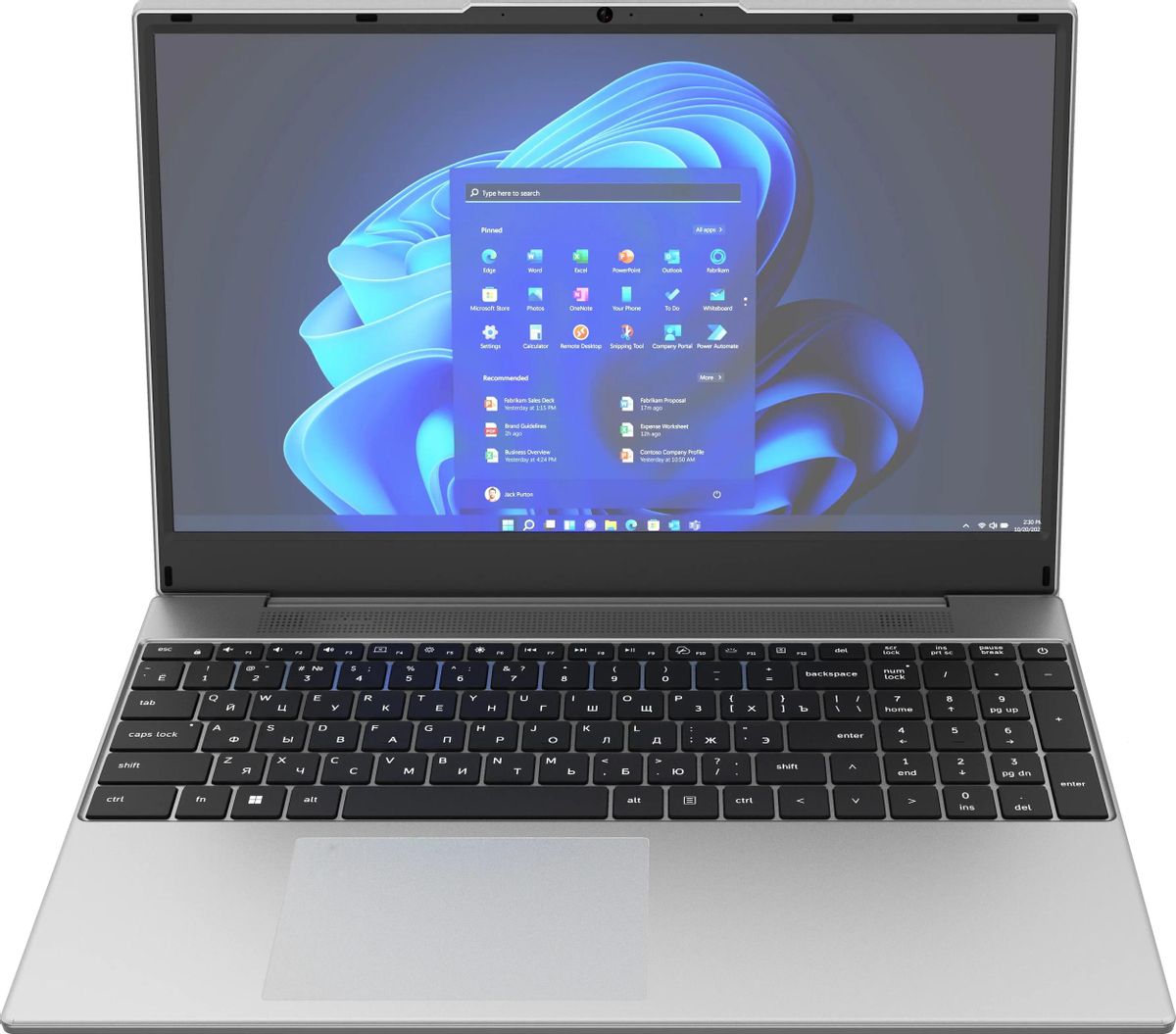 

Ноутбук Digma Pro Breve 15.6" IPS 1920x1080, AMD Ryzen 5 5500U 2.1 ГГц, 8Gb RAM, 512Gb SSD, W11Pro, серебристый (DN15R5-8DXW03)