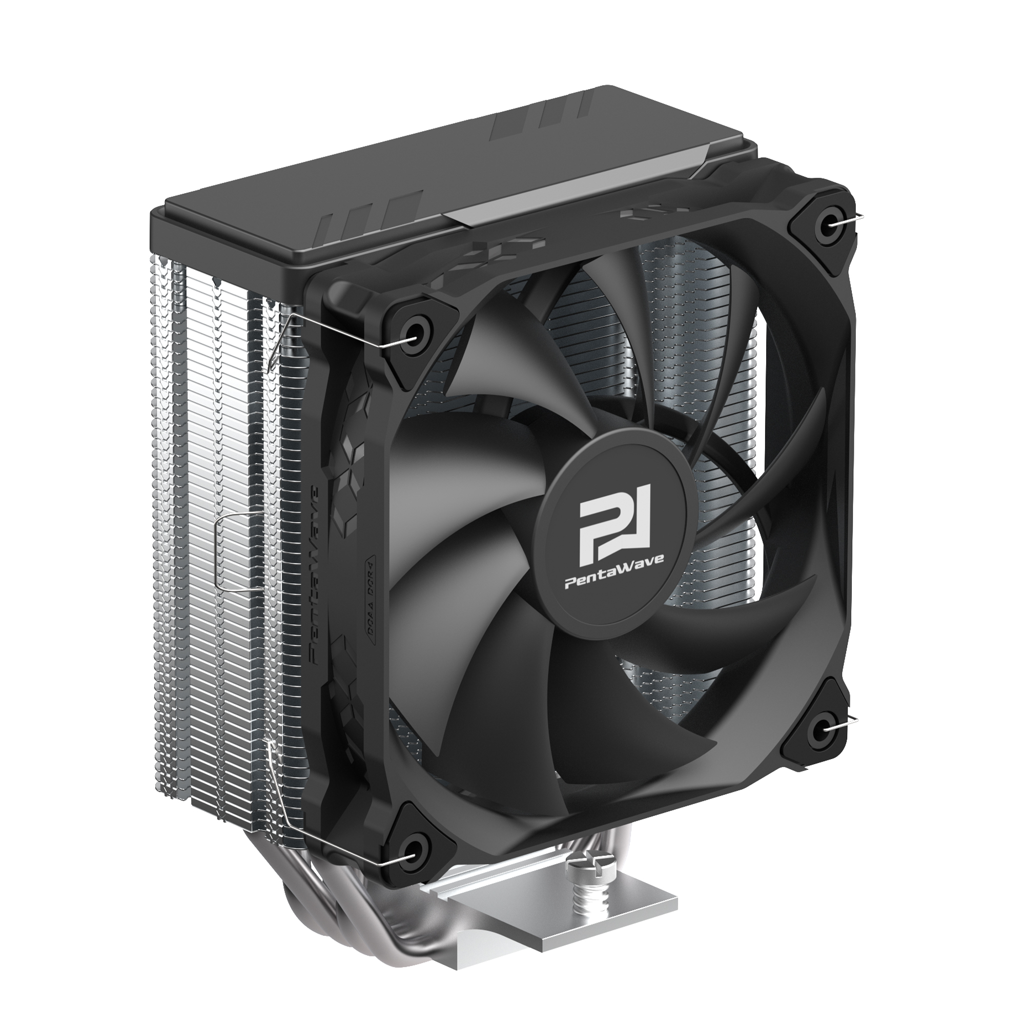 

Кулер для процессора PentaWave PC-Z04E SRB для Socket/115x/1200/1700/1851/AM4/AM5, 120 мм, 1850rpm, 32.6 дБА, 220 Вт, 4-pin PWM, Al+Cu (PC-Z04E SRB PWM), PC-Z04E SRB