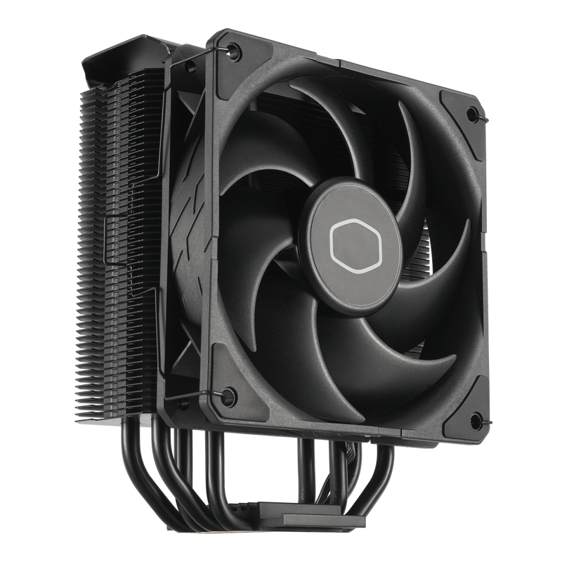 Кулер для процессора COOLERMASTER Hyper 212 Black для Socket/115x/1200/1700/1851/AM4/AM5, 120 мм, 2500rpm, 32.8 дБА, 220 Вт, 4-pin PWM, Al+Cu (RR-S4KK-25SN-R1)