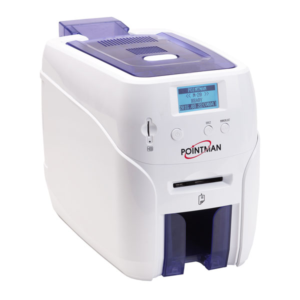 Карточный принтер Poscenter Pointman Nuvia N20, односторонний сублимационный, цветной, RJ-45, USB (N12-0001-00-S)