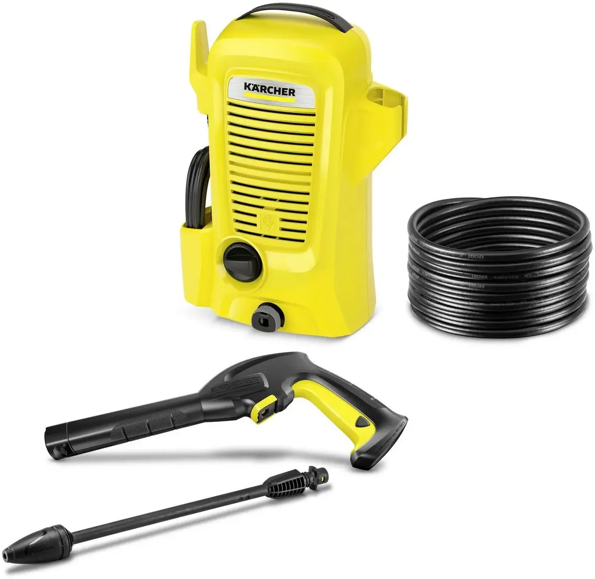 Мойка высокого давления KARCHER K 2 Universal Edition *EU, 109 атм, 360 л/ч, шланг 3 м, сетевой шнур 5 м, корпус насоса пластик, 3.8 кг (1.673-010.0)