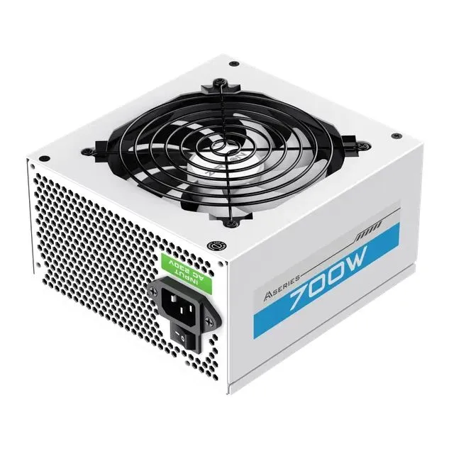 Блок питания 700 Вт, Zircon AA-700 White, 120 мм 80 Plus