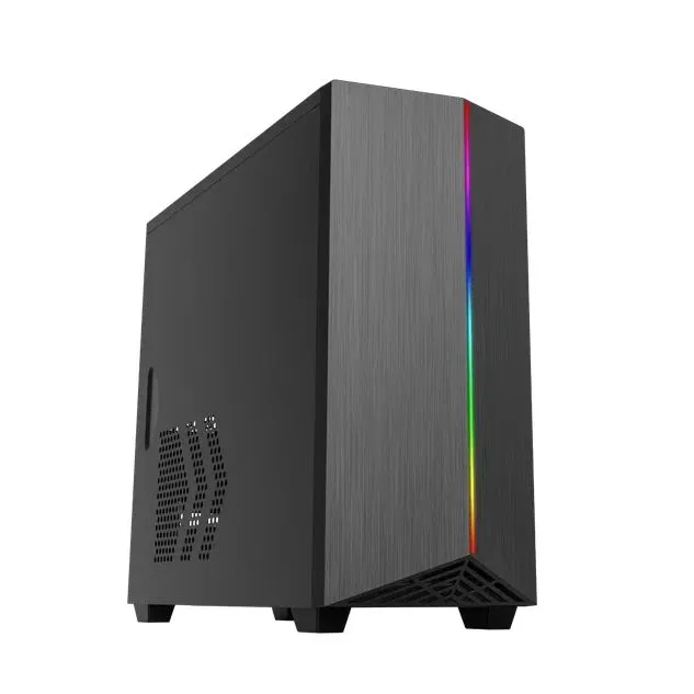 Корпус Zircon Lima, mATX, Midi-Tower, USB 3.0, RGB подсветка, черный, без БП (Lima)