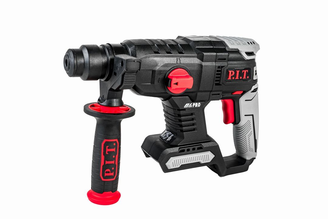 

Перфоратор P.I.T. PBH20H-22A, аккумуляторный, SDS-Plus, 1.5 Дж, 1150 об/мин, 5000 уд/мин, 20V, Li-Ion, 2.9 кг (PBH20H-22A) поставляется без аккумуляторов и зарядного устройства, PBH20H-22A