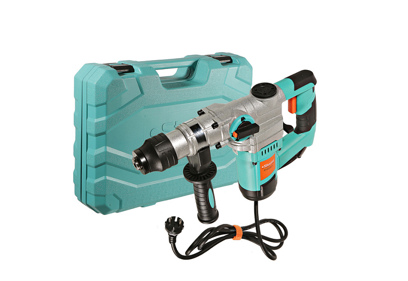 

Перфоратор Sturm! RH2530V, сетевой, SDS-Plus, 1.1 кВт, 4 Дж, 1200 об/мин, 4200 уд/мин, пластиковый кейс, 4.4 кг (RH2530V), RH2530V