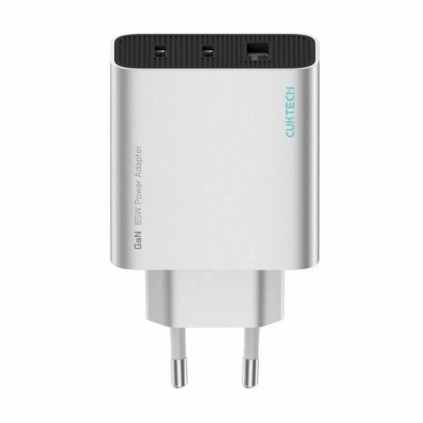

Сетевое зарядное устройство CUKTECH 2C1A 65 Вт, USB, 2xUSB type-C, Quick Charge, 3А, серый (A15C EU), 2C1A