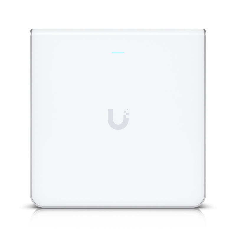 Точка доступа Ubiquiti UniFi6 Enterprise In-Wall 5xLAN: 2.5 Гбит/с, 1 Гбит/с, 802.11a/b/g/n/ac/ax, 2.4/5/6 ГГц, до 4.8 Гбит/с, внутренних антенн: 4x5.8 дБи, PoE (U6-Enterprise-IW)