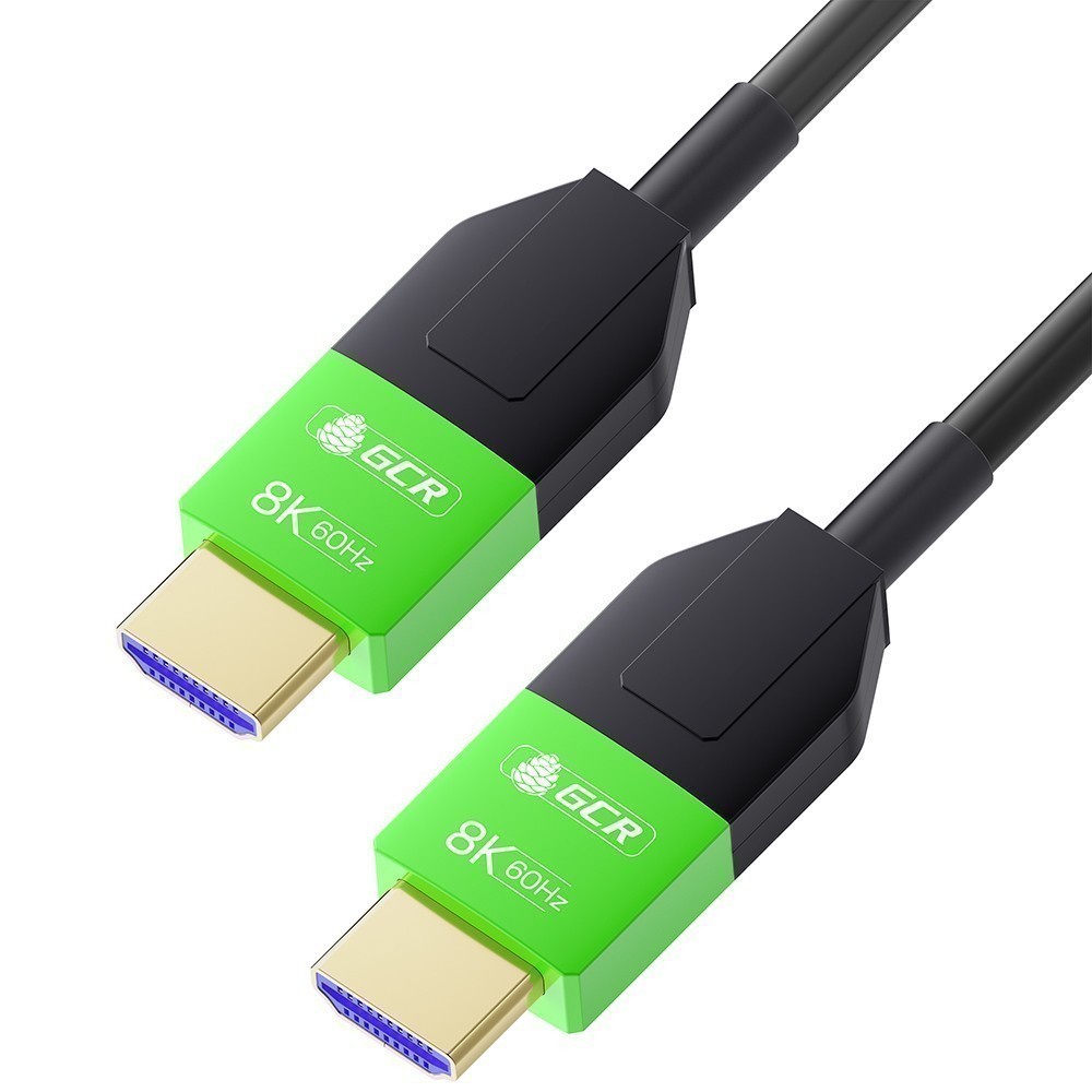 

Кабель HDMI(19M)-HDMI(19M) v2.1 4K/8K, 10 м, черный/зеленый Greenconnect (GCR-55672)